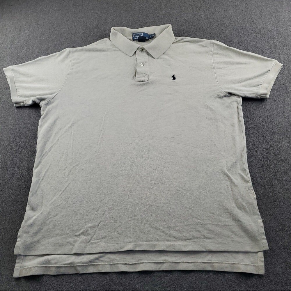 Vintage Polo Ralph Lauren Polo Shirt Mens XL/Tg Gray